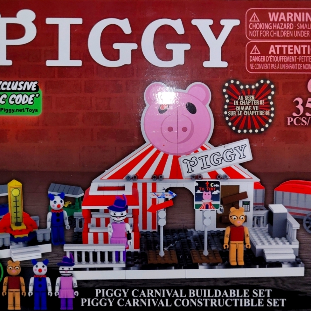 Piggy Carnival Deluxe Buildable Set - NIB